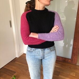 Veda Colorblock Knit Sweater